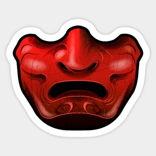 Red Samurai Sticker